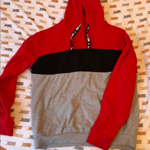New York red, grey and black hoodie - Picture 1 of 1